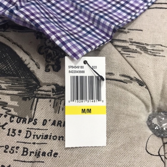 VAN HEUSEN Classic-Fit Gingham Flex Non-Iron Shirt - Picture 7 of 7